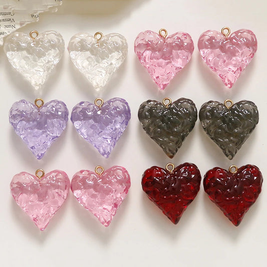 Heart Resin Charms