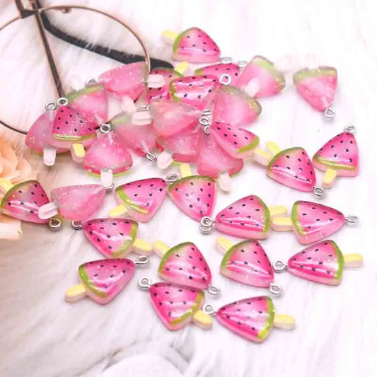 Watermelon Resin Charms