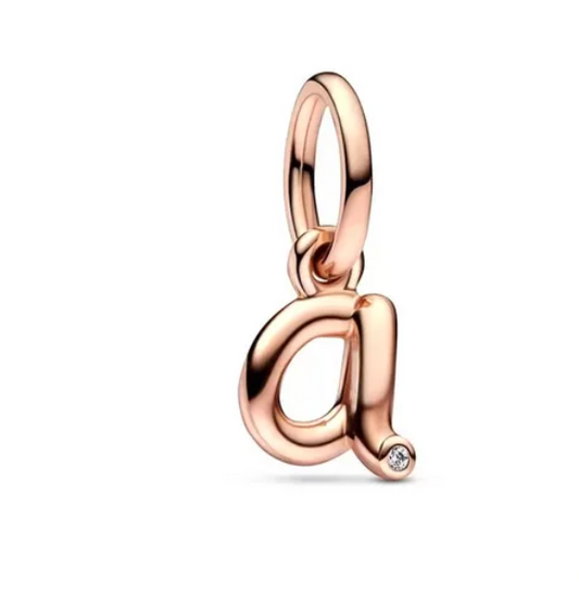 Rose Gold Letter Charms